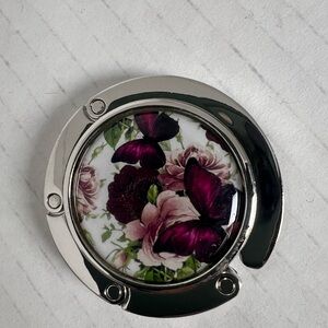 Floral and Butterfly Purse Hook